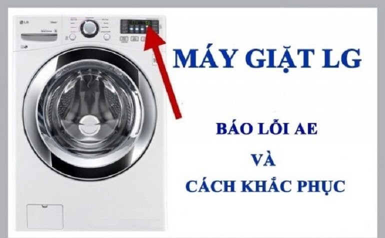 máy giặt lg báo lỗi ae