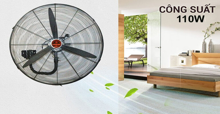 Sử dụng Yanfan T26CN giúp tiết kiệm điện năng tối ưu quạt treo tường Yanfan T26CN