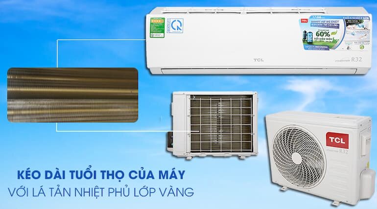 Giá máy lạnh TCL gas R32 TAC-10CSD/XA66-Wi đã giảm nhiệt nhiều so với giá niêm yết