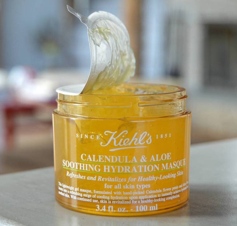 Gel đắp mặt nạ Kiehl’s Calendula & Aloe Soothing Hydration Mask 