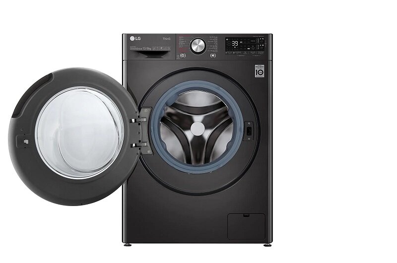 Máy giặt có sấy 2 trong 1 LG AI DD Inverter 13kg màu đen FV1413H3BA