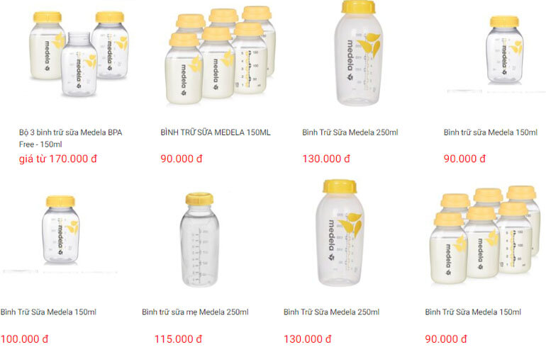 Giá bình trữ sữa Medela
