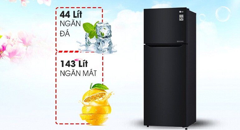 Tủ lạnh LG Inverter 187 lít GN-L205WB