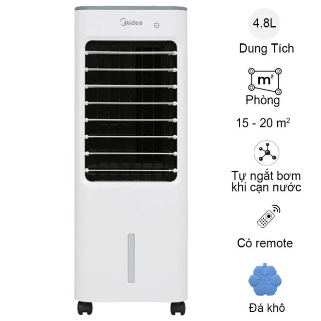 quạt điều hòa midea ac100-18br