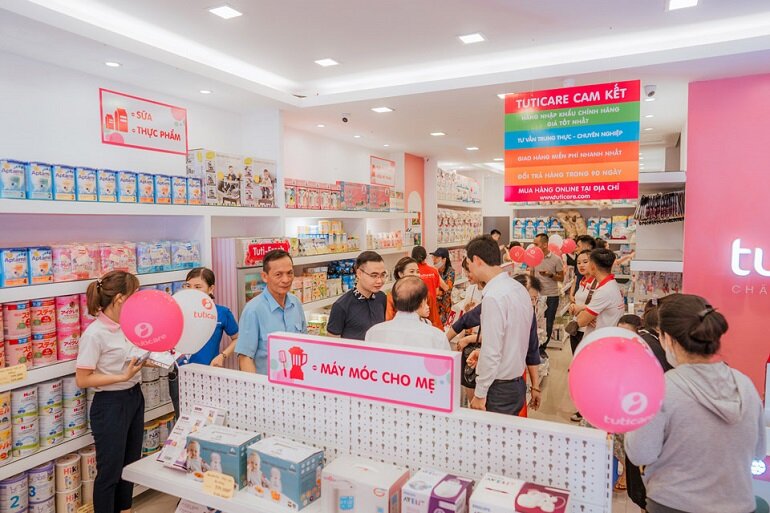 Shop Tuti Care là điểm đến lý tưởng của nhiều phụ huynh