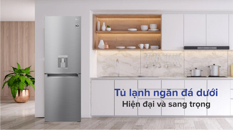 Tủ lạnh LG GR-D305PS có thiết kế hiện đại, đáp ứng mọi nhu cầu của khách hàng