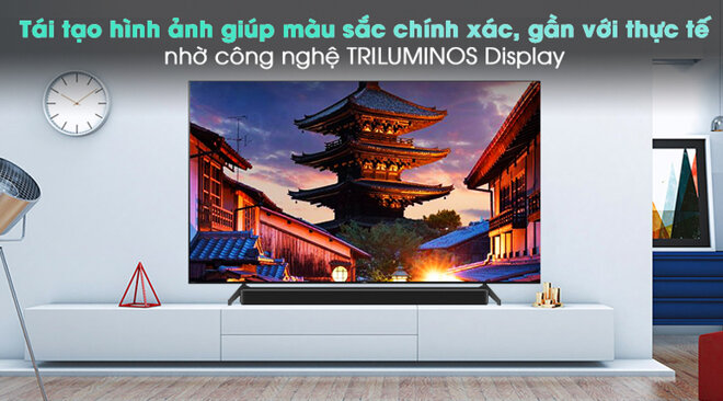 Bộ xử lý X1 Ultimate cùng công nghệ dải màu Triluminos Display, chất lượng hình ảnh đạt tiêu chuẩn như chiếu rạp