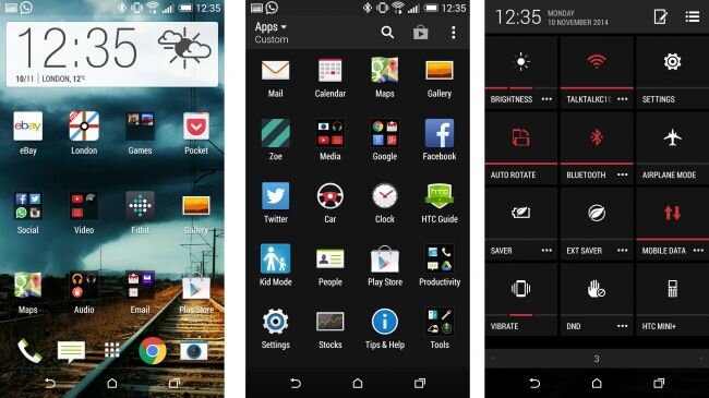 Sense UI là một trong những nền tốt nhất của Android. Nguồn Internet