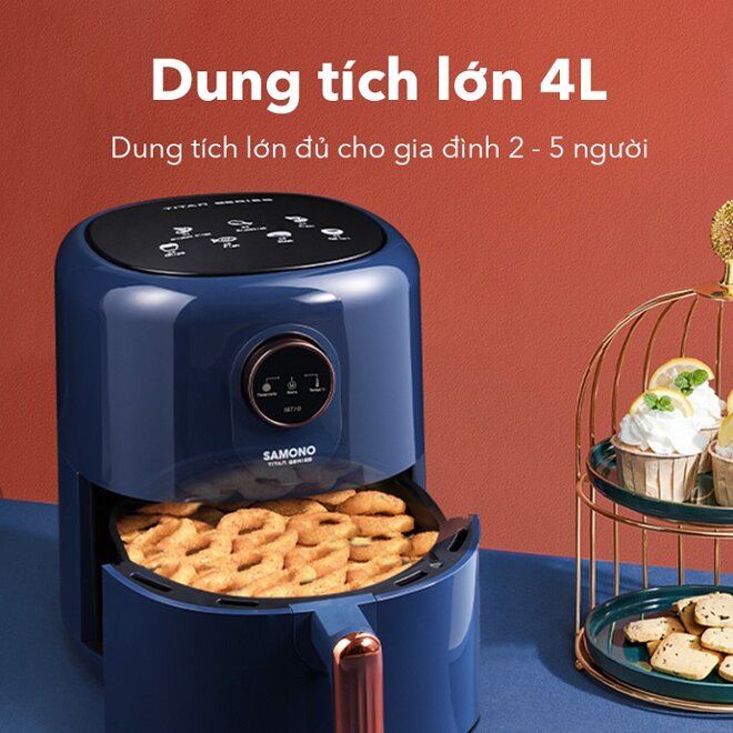 nồi chiên không dầu Samono SW-AFBE04 4 lít