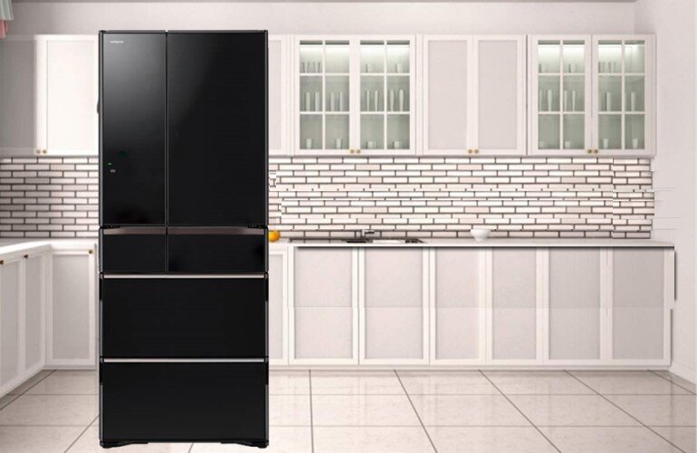 Tủ lạnh Hitachi R-WX620KV Inverter 615 lít phù hợp với các gia đình có không gian bếp hiện đại và rộng rãi
