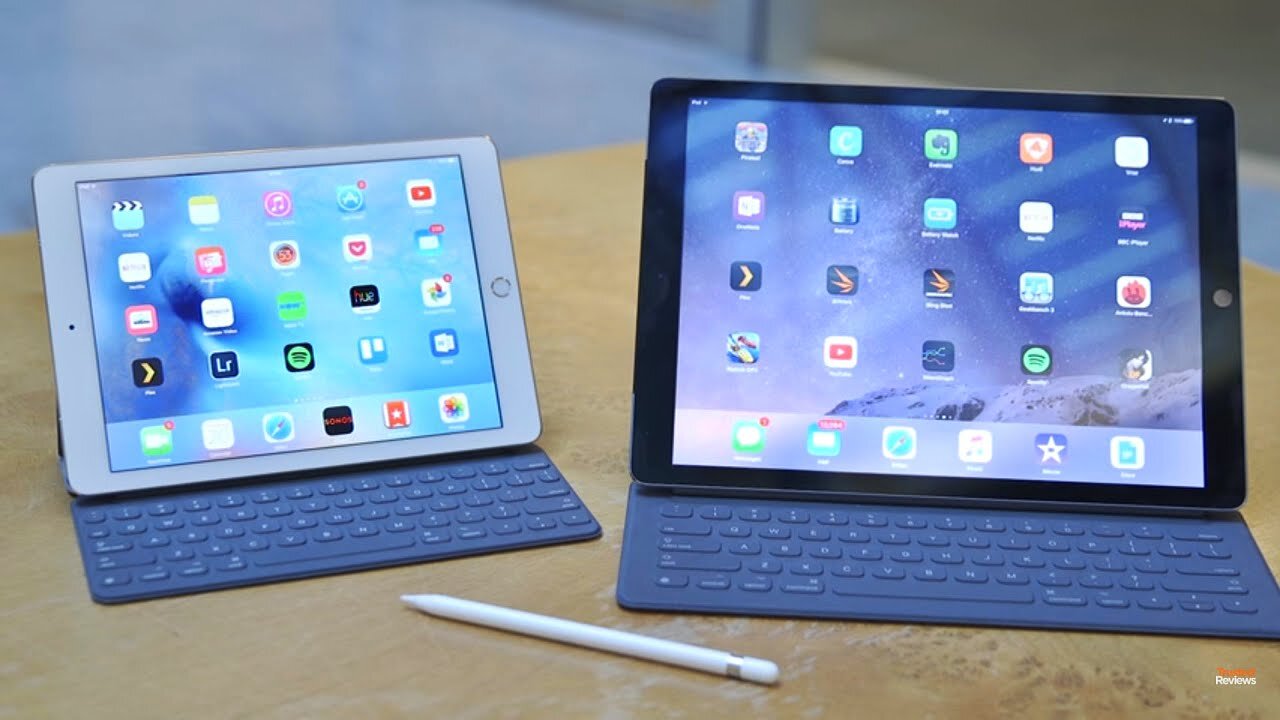 iPad Pro 9.7 và 12.9 có nét tương đồng về thiết kế