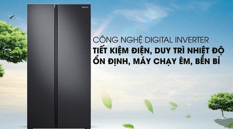 Tủ lạnh Samsung RS62R5001B4/SV 680 lít