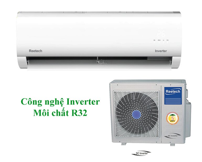 máy lạnh Reetech Inverter 2.5 HP RTV24-BK-BT