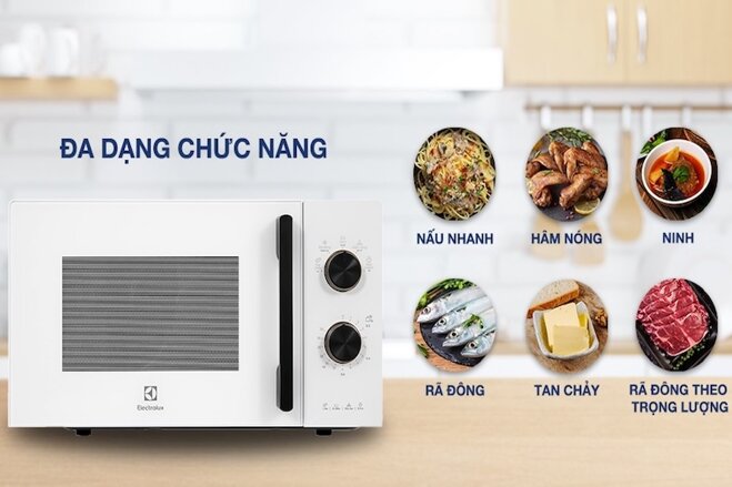 Từ rã đông đến ninh nhừ: Electrolux EMM20K22W biến căn bếp của bạn trở nên thông minh hơn