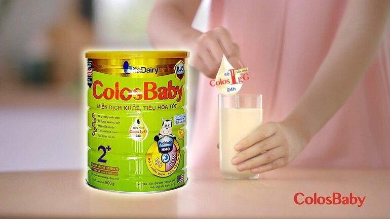 Pha sữa bột Colosbaby