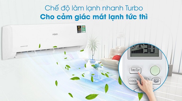 máy lạnh Aqua Inverter 1 HP AQA-KCRV10TK