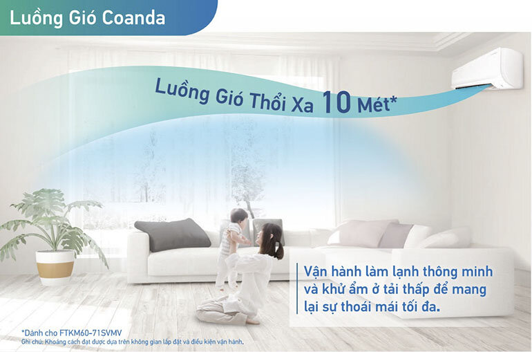 Hiệu ứng Coanda trên điều hoà Daikin có tác dụng gì ?