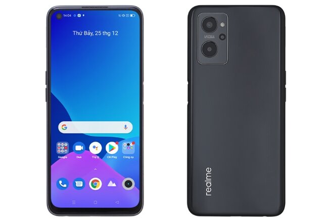 đánh giá điện thoại realme 9i màu đen