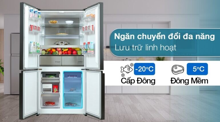 công nghệ đông mềm trên tủ lạnh Beko