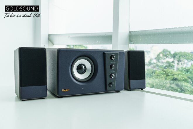 Dàn âm thanh 2.1 có  nhịp bass luôn chuẩn nên âm thanh nghe rất hay