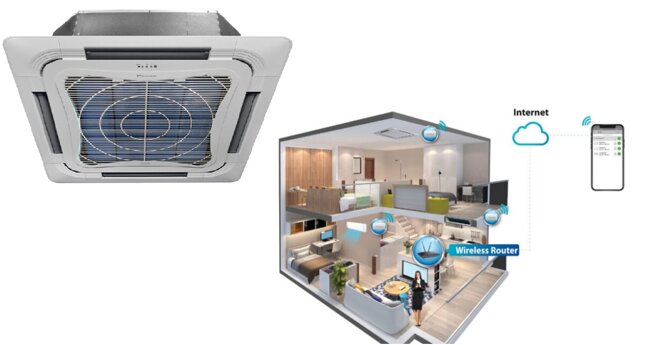 Dùng điều hòa âm trần Daikin FCC125AV1V/RC125AGY1V 42500Btu 1 chiều tốn bao nhiêu tiền điện 1 tháng?