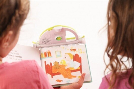 The Spark Reader reads to your child in your own voice