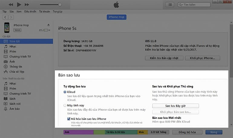 Cách hạ phần mềm iOS 12 xuống phiên bản iOS 11 đơn giản trên điện thoại iPhone