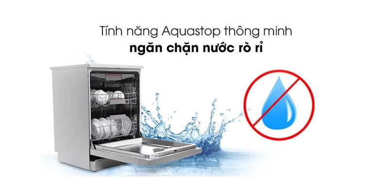 Bosch tích hợp công nghệ AquaStop giúp ngăn chặn rò rỉ Máy rửa bát Bosch