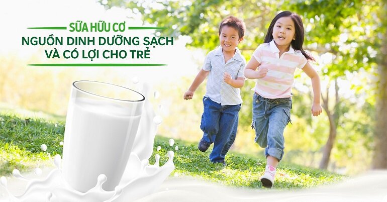 sữa hữu cơ cho bé