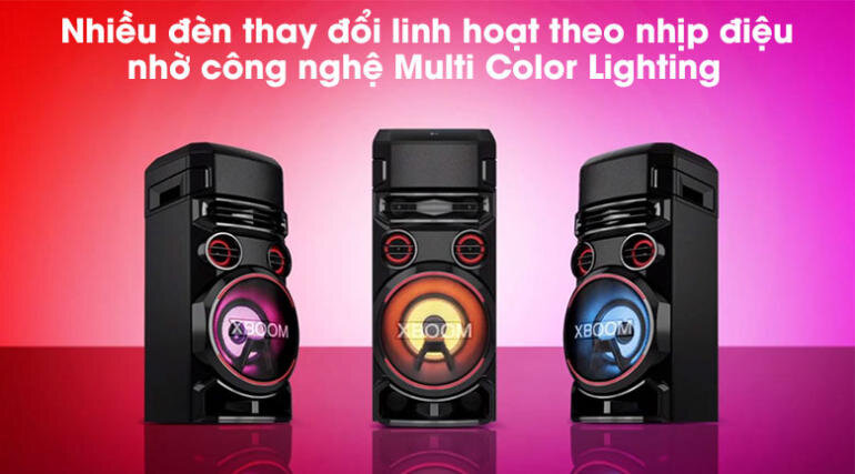 Hệ thống đèn led ấn tượng với Multi Color Lighting