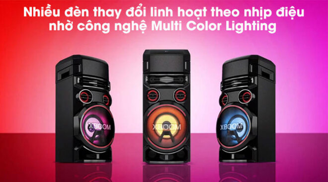 Hệ thống đèn led ấn tượng với Multi Color Lighting