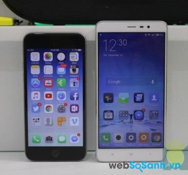 Điện thoại Redmi Note 3 đáng mua hơn iPhone 6s ?