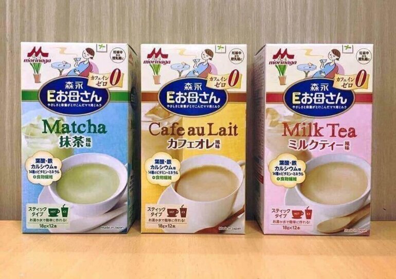 Sữa bầu Morinaga Nhật Bản có 3 vị