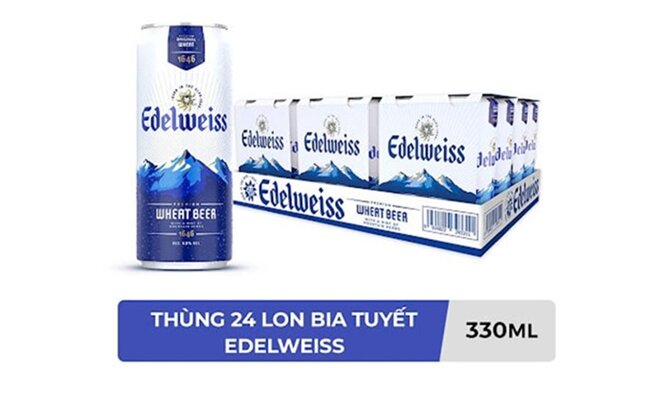 Khám phá bia tuyết Edelweiss nhập khẩu Áo, món quà ý nghĩa cho người thân Tết 2025