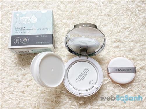 Phấn nước The Face Shop Miracle Finish Oil Control Water Cushion