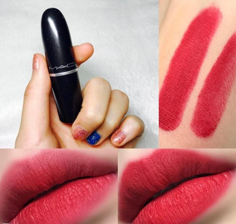 Màu đỏ quyến rũ của son MAC Ruby Woo mê đắm mọi ánh nhìn