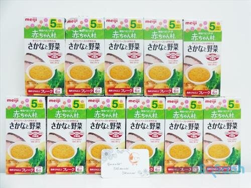 Bột ăn dặm Meiji cũng có loại cho bé từ 5 tháng