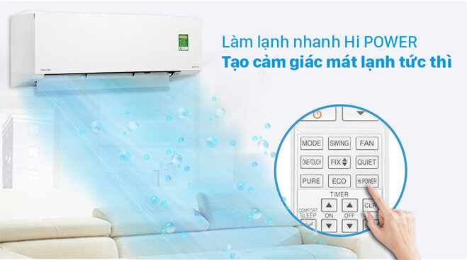 điều hòa Toshiba Inverter 9.000 BTU RAS-H10E2KCVG-V