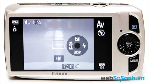 Máy ảnh compact Canon IXUS 300 HS được trang bị cảm biến BSI-CMOS kích thước 1 / 2.3 