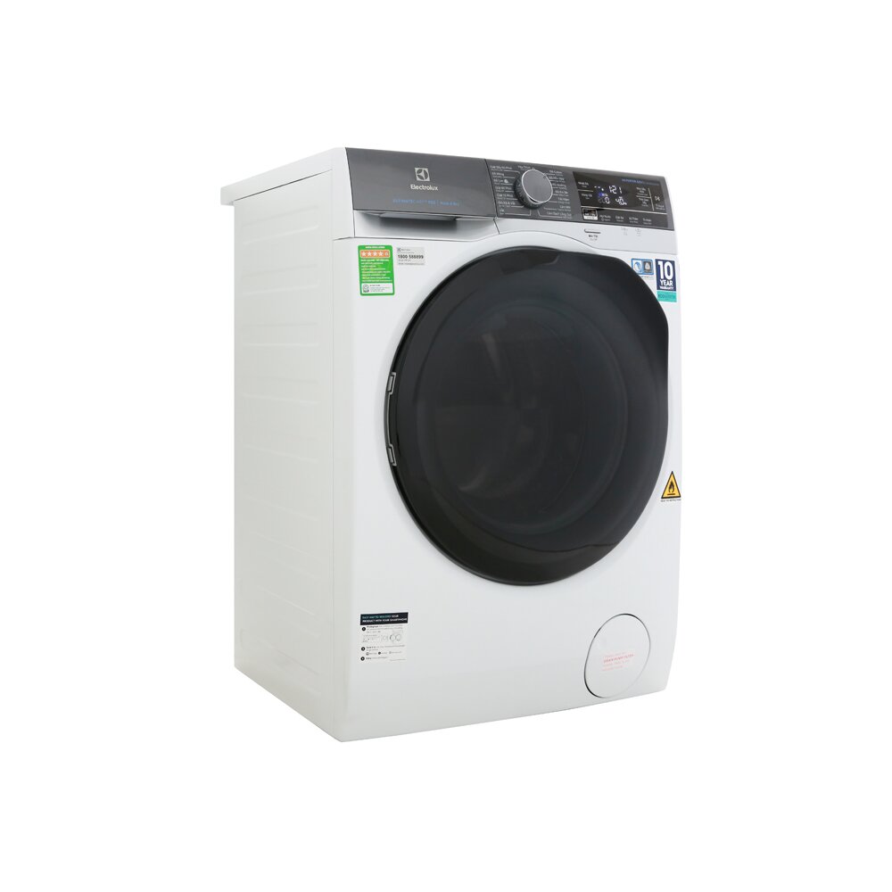 Máy giặt sấy 8kg Electrolux Inverter EWW8023AEWA gam màu trắng sang trọng