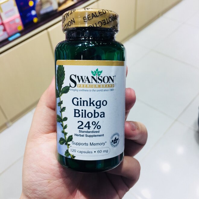 Thực phẩm chức năng Swanson Ginkgo Biloba