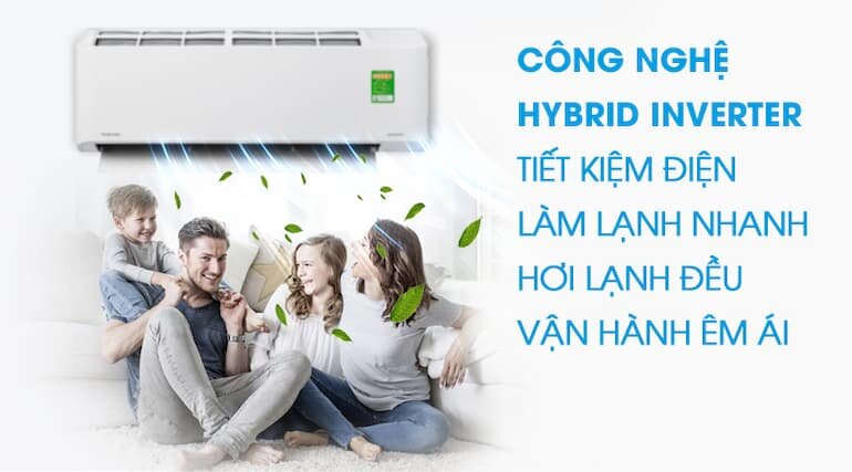 Điều hòa được trang bị các công nghệ tiết kiệm điện