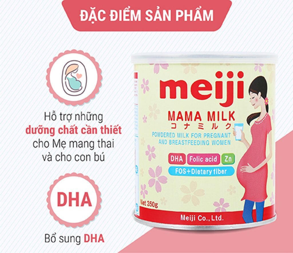 Sữa Meiji Mama xuất xứ từ Nhật Bản được nhiều mẹ Việt ưa chuộng