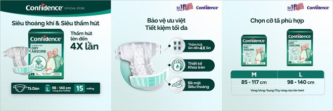 Top 5 thương hiệu tã người lớn thấm hút tốt nhất hiện nay