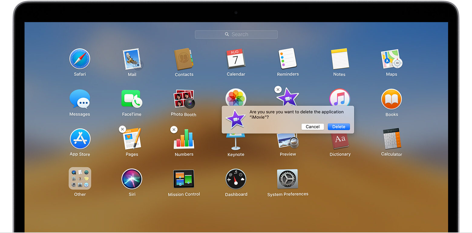 Gỡ ứng dụng ra khỏi Macbook đơn giản bằng Launchpad