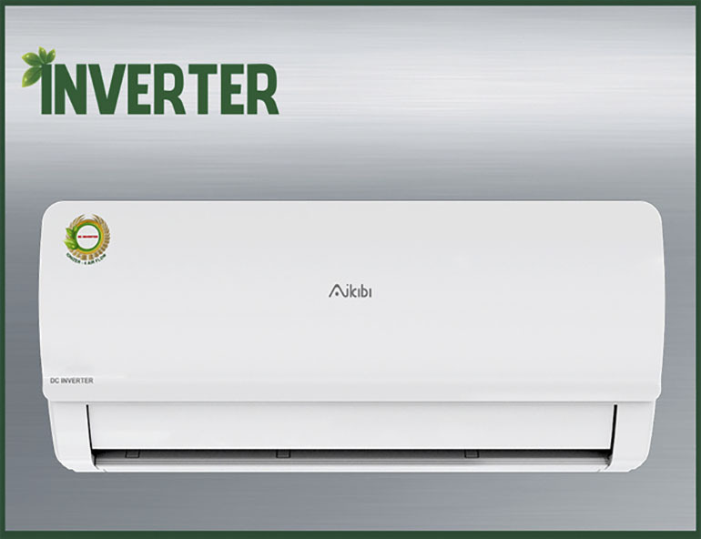 Điều hòa - Máy lạnh Aikibi inverter AWF09IC 1 chiều thiết kế đơn giản dễ dàng cho bạn phối kết hợp trong không gian gia đình mình 9.000 BTU