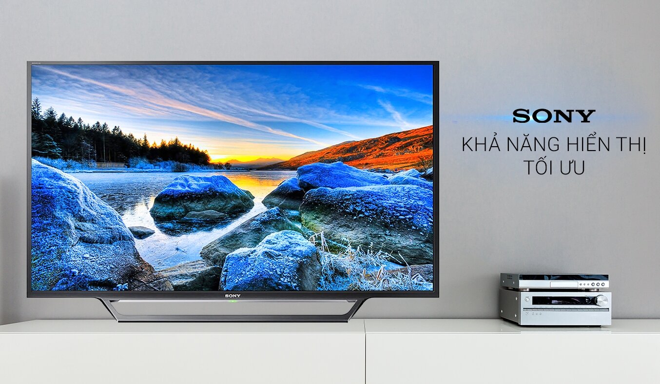  Internet Tivi LED Sony 32 inch 32W600D có hình dáng mỏng, thon gọn hòa quyện vào không gian sống