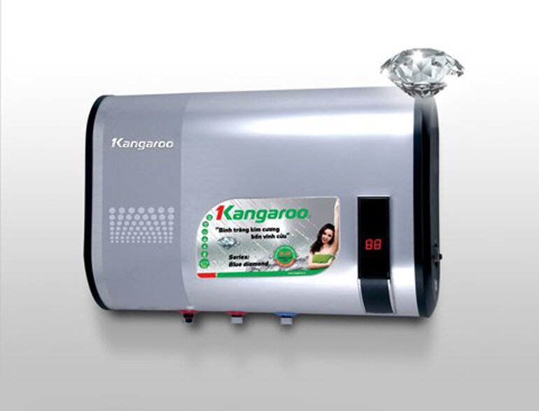 Bình nóng lạnh 30l Kangaroo có ruột bình được tráng men kim cương