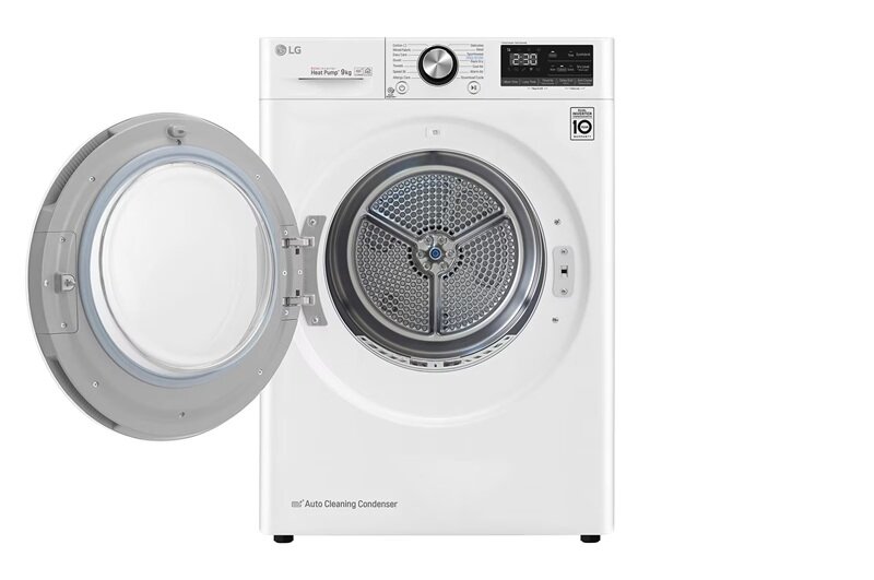 Máy sấy LG DVHP09W giảm còn từ 8 triệu đồng, tiết kiệm điện và bảo vệ vải tốt