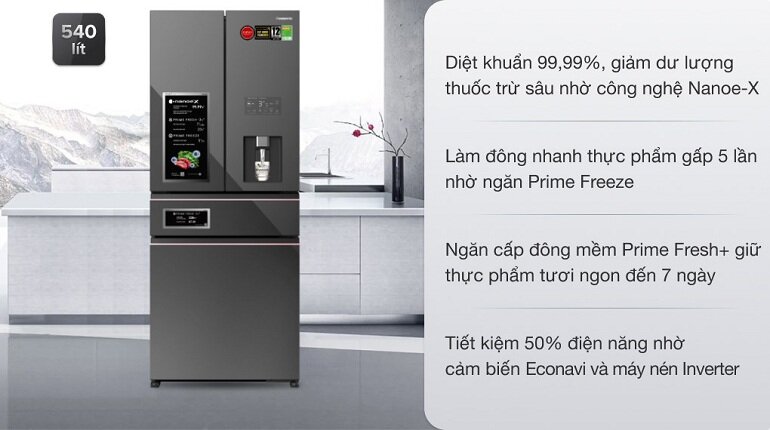 Tủ lạnh Panasonic YW590YMMV có nhiều tính năng đa dạng